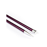 Straight needles, coloured metal, 6 mm - 40 cm, Knit Pro
