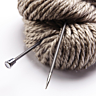 Straight needles, carbon fibre 4.5 mm - 35 cm