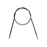 Circular needles, carbon fibre, 3 mm - 80 cm