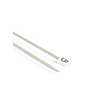 Straight needles, grey aluminium, 3 mm - 40 cm