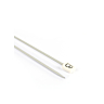 Straight needles, grey aluminium, 2.5 mm - 30 cm