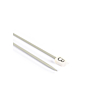Straight needles, grey aluminium, 3 mm - 30 cm
