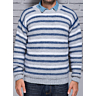 M0350 Round - neck striped sweater