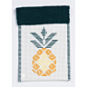 M0392-M0393 Pineapple Needlework Tablet Cover and High-Top Reversible Fabric Shoes