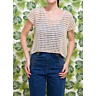 #03 Short sleeve lace sweater
