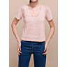 #05 and #10 Short sleeve v neck sweater and Sleeveless sweater with lace top