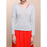 #09 Long sleeve v neck sweater