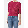 M0172 Sweater with Openwork Cables