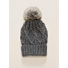#10 and #20 Hat with three color pompom and Cable hat