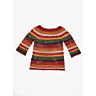 #03 Filet sweater with 3/4 sleeves