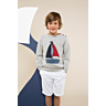 #02 Intarsia round neck sweater
