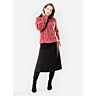 M0562 Sweater with embossed leaves