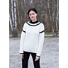 M0599 Sweater with crocheted detail