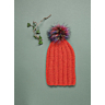 M0607-M0610 Hat with multico pompom and Large croched snood