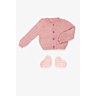 M1113 - M1114 Lacy Cardigan and Lacy Booties