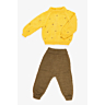 M1122 - M1123 Sweater with back opening and Pants