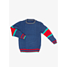 M1146 Three colour round neck sweater in the pdf format