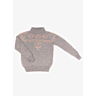 M1242 Sweater with floral motif in pdf format