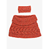 1027 - 1030 Shoulder warmer with large cable and Headband