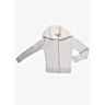 1032 Zipped jacket with fur collar