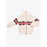 1041 Intarsia cardigan with zipped neck
