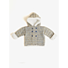 1076 #1077 Coat with lined hood and bear paw mittens