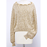 M0441 sweater with round collar