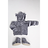M1105 - M1106 - Hooded coat and Booties with soles