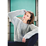 M1108 - Patterned sweater with round collar