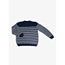 M1594 Navy sweater with round collar in pdf format
