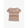 M1697 Crocheted V-neck sweater in pdf format