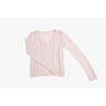 M1733 Mohair cable sweater with V neck in pdf format