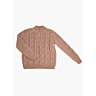 M1488 Cable sweater with zipped collar in pdf format