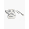 M1508  Round neck zebra sweater in pdf format