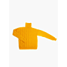 M1537 Cable sweater with roll neck in pdf format