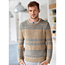 M2337 Pull jacquard col rond en fiche pdf