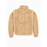 M1917 Sweater with cabled motif in pdf format