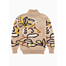 M1919 High neck Intarsia sweater in pdf format