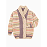 M1921 Multicolor jacket with shawl collar in pdf format