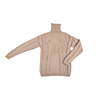 M2254 Turtleneck cabled sweater in pdf format