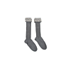 M2268 Intarsia socks with folded edge in pdf format