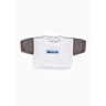 M2588 Two tone sweater with back opening & short sleeves in pdf format