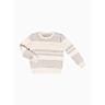 M2661 Honeycombe cardigan with round neck & lace border in pdf format