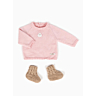 M2691 Cabled baby bootees in pdf format