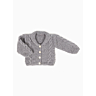 M2694 Shawl collar cabled baby jacket in pdf format