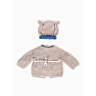 M2698 Garter stitch baby sweater in pdf format