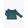 M2704 Baby sweater with lace edging and collar in pdf format