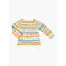 M2757 Top down sweater in garter stitch in pdf format