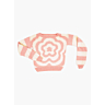M2927 Flower intarsia sweater  in pdf format