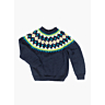 M6029 Fairisle yoke sweater in pdf format